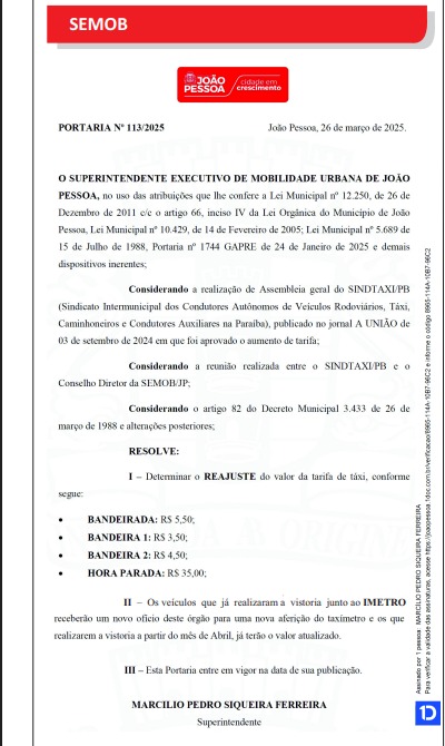 táxi, tarifa