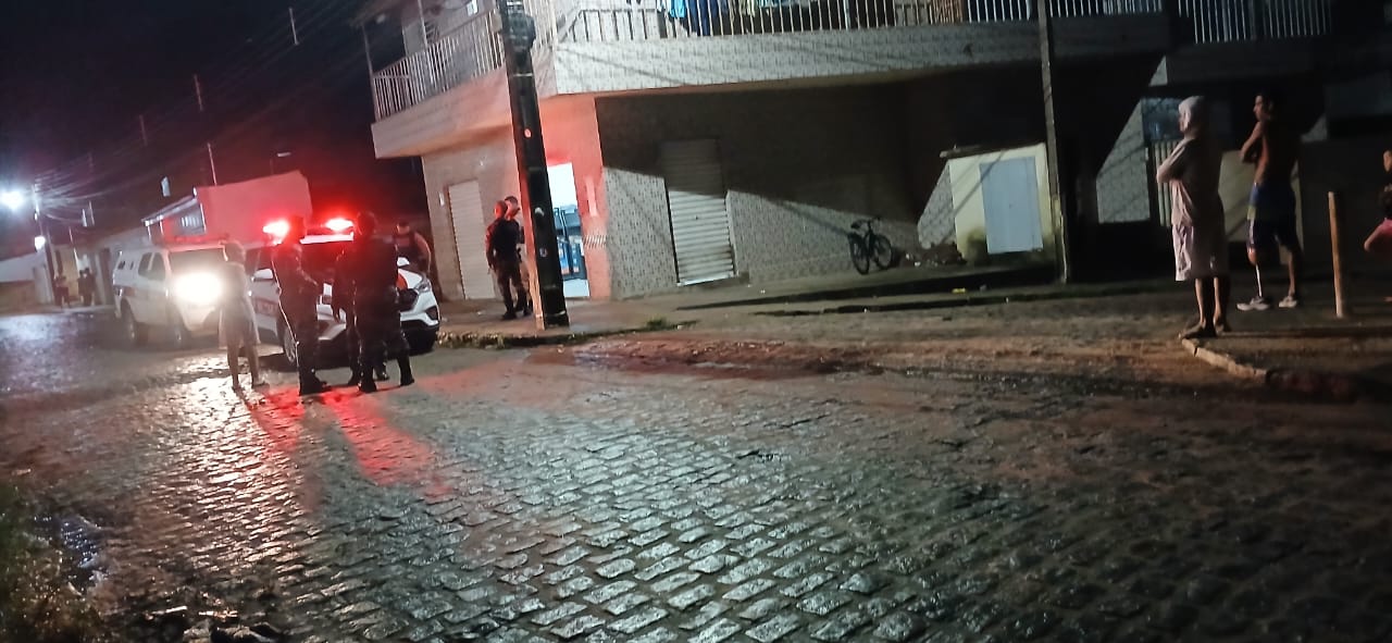 Crime ocorreu no bairro Gurguri, em Mamanguape. (foto: reprodução/redes sociais)