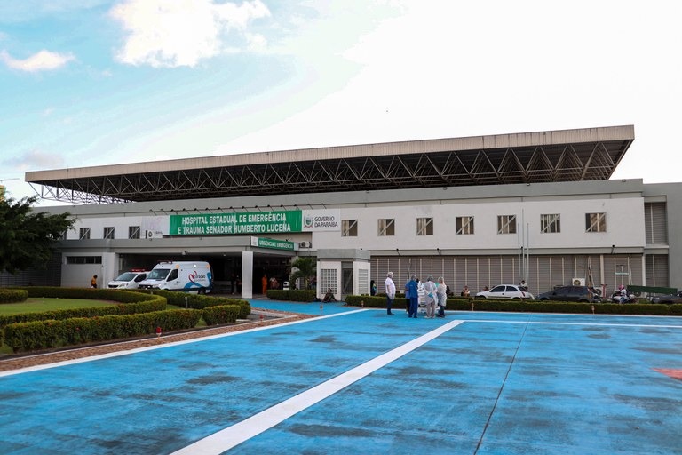Hospital de Trauma em João Pessoa. (foto: divulgação/Governo do Estado) homem