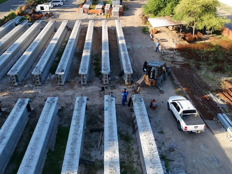 vigas, içamento, viaduto, bairro das industrias