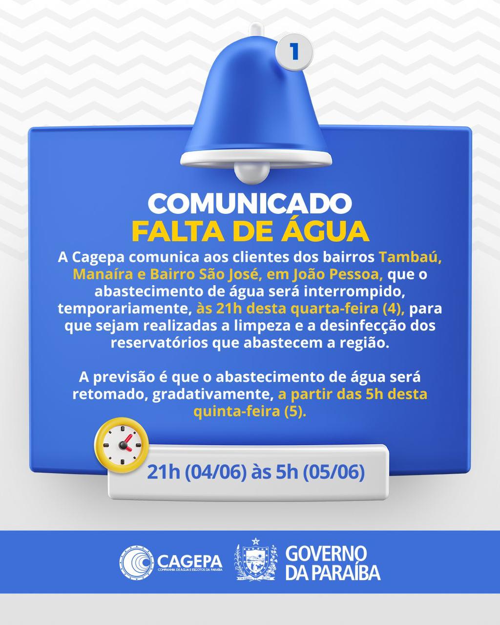 (foto: divulgação/Cagepa)
