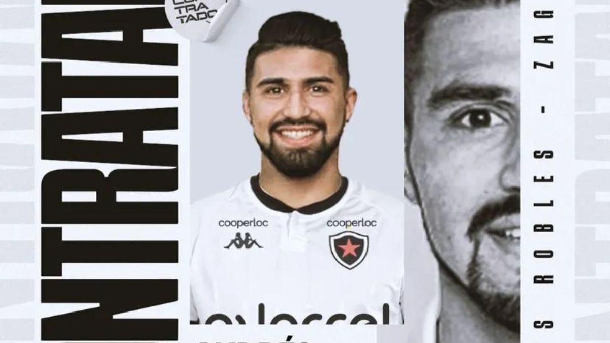 Botafogo-PB contrata zagueiro chileno Andrés Robles, ex-Água Santa Botafogo-PB anuncia contratação de zagueiro chileno ex-Água Santa
