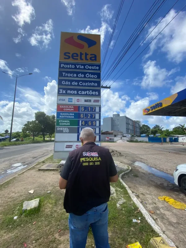Menor preço da gasolina cai R$ 0,10 nas bombas em relação à semana passada, revela Procon João Pessoa Menor preço da gasolina cai R$ 0,10 nas bombas em relação à semana passada, revela Procon João Pessoa