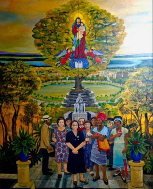 Flávio Tavares divulga imagem de painel em homenagem a Dona Creuza Pires