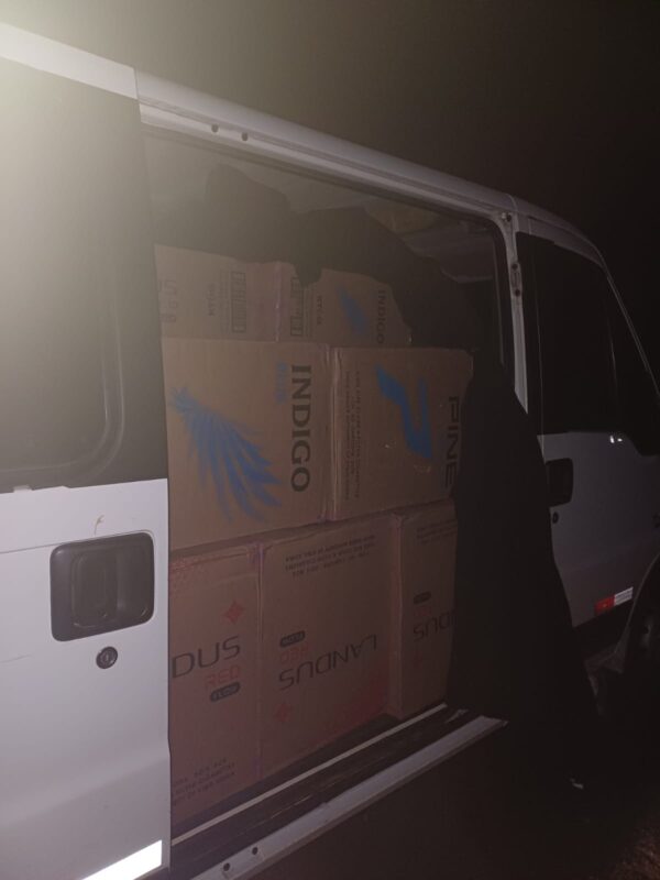 Homem é preso e 79 mil maços de cigarros contrabandeados são apreendidos em Soledade Homem é preso e 79 mil maços de cigarros contrabandeados são apreendidos em Soledade