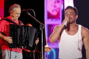Dia dos Namorados tem shows gratuitos de Flávio José, Wesley Safadão, Seu Desejo e Leonardo na Paraíba Flavio José e Wesley Safadão. (foto: reprodução/redes sociais/colagem ClickPB) Dia dos Namorados