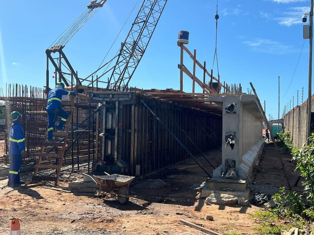 Ponte do Futuro: obras chegam a 30% de conclusão e avançam na Ilha Stuart Ponte do Futuro: obras chegam a 30% de conclusão e avançam na Ilha Stuart