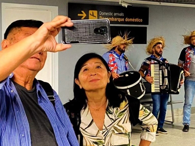 São João: Turistas serão recepcionados por quadrilheiros e forró pé de serra em aeroportos de João Pessoa e Campina Grande São João: Turistas serão recepcionados por quadrilheiros e forró pé de serra em aeroportos de João Pessoa e Campina Grande