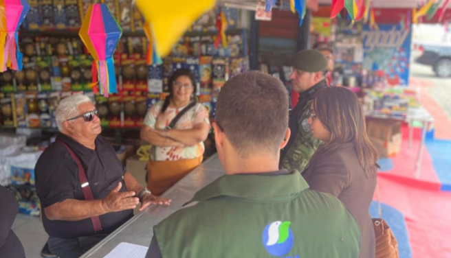 Programa São João Sem Barulho notifica mais de 20 comerciantes e vendas irregulares de fogos com poluição sonora na Paraíba Programa São João Sem Barulho notifica mais de 20 comerciantes e vendas irregulares de fogos com poluição sonora na Paraíba