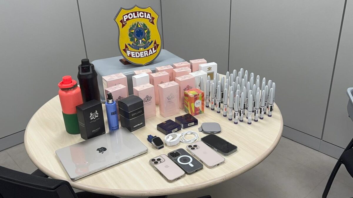 mounjaro, apreensão, policia federal, aeroporto castro pinto
