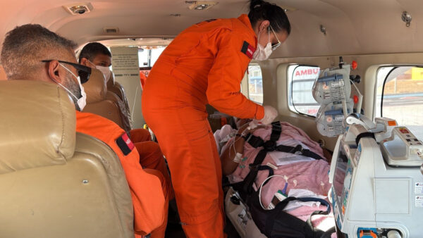 Coração Paraibano: transporte aeromédico ágil salva vida de paciente do Sertão Coração Paraibano: transporte aeromédico ágil salva vida de paciente do Sertão