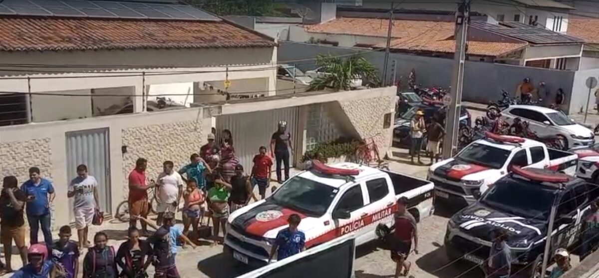 Homem acusado de matar ex-esposa e balear filha em Itaporanga estava 'acampado' e tinha proteção de facção, diz polícia homem preso, feminicidio, itaporanga
