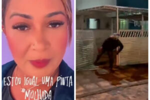 Passageira xinga motorista de aplicativo, vira alvo de protestos e tem portão de prédio quebrado, em João Pessoa Passageira xinga motorista de aplicativo, vira alvo de protestos e tem portão de prédio quebrado, em João Pessoa