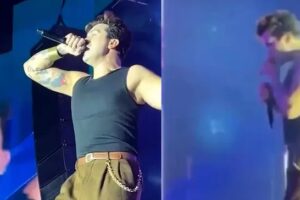VÍDEO: Luan Santana é alvo de críticas após tentar morder calcinha jogada por fã em show VÍDEO: Luan Santana é alvo de críticas após tentar morder calcinha jogada por fã em show