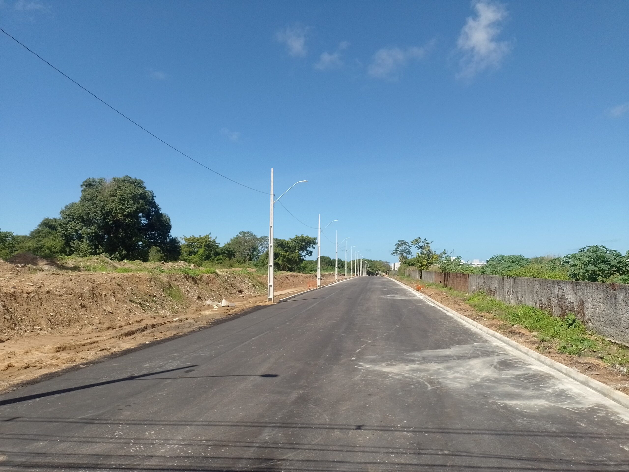 Binário do Unipê, em Água Fria. (foto: Caua Tibúrcio)