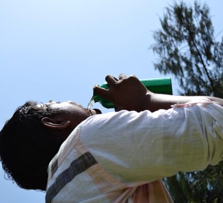 água, calor, sol