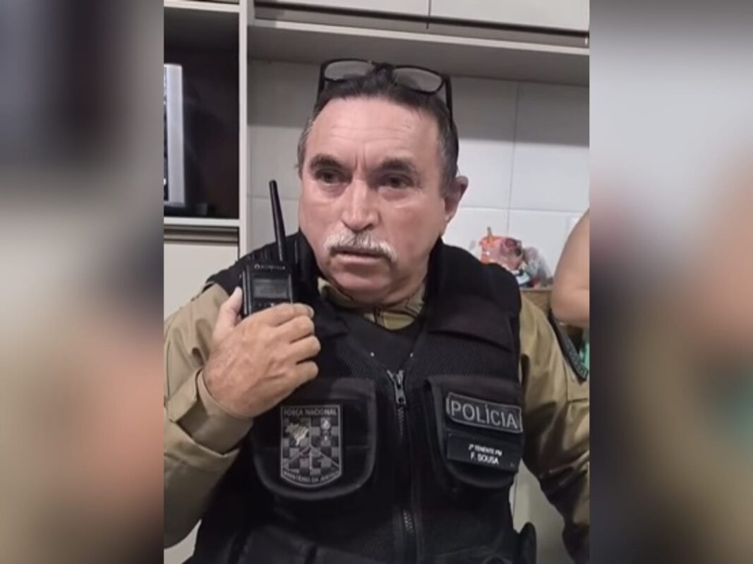 policial, tenente F Sousa