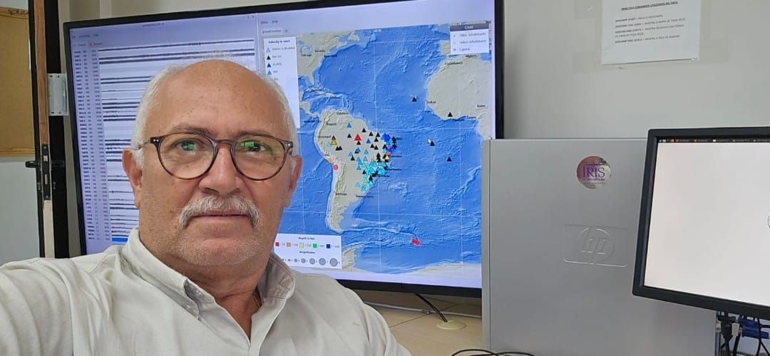 Eduardo Menezes, especialista em sismologia e tcnico do LabSis. (foto: acervo pessoal/Eduardo Menezes)