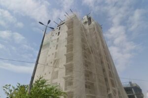 Prédio em construção que é alvo do MP. (foto: reprodução/Google Maps) lei do gabarito