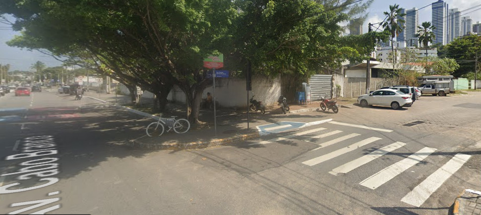 Sede do Jangada Clube em 2024. Imagem: Google Maps