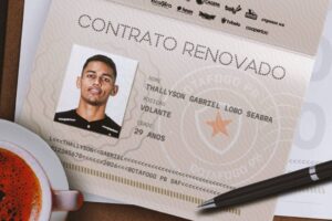 Thallyson tem contrato renovado com o Botafogo-PB