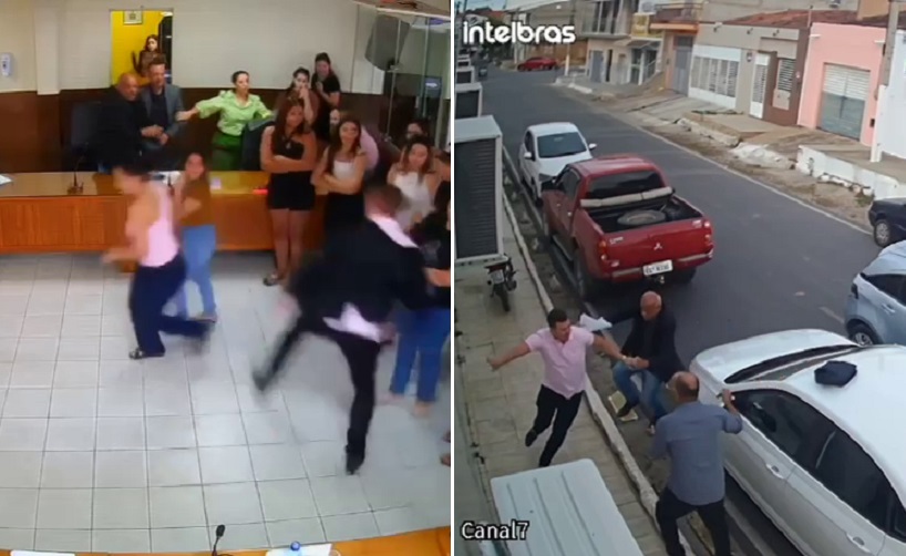 Vereadores discutem e sessão na Câmara de Bonito de Santa Fé termina em confusão Vereadores discutem e sessão na Câmara de Bonito de Santa Fé termina em confusão