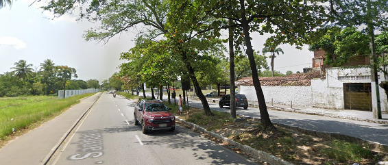 Crime ocorreu em casa na Avenida Sanhauá região do Centro de João Pessoa. (foto reprodução/Google Maps)