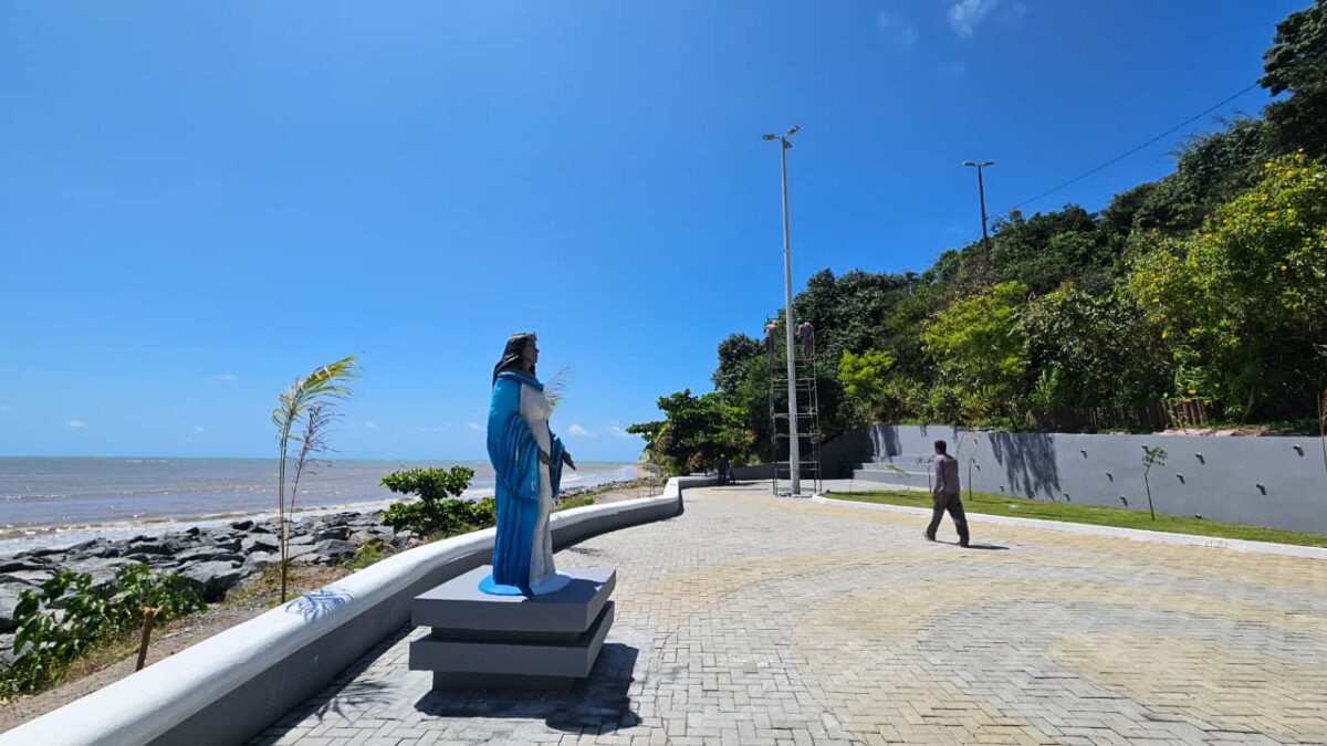 Nova Praça de Iemanjá, em João Pessoa. (foto: Joaquim Neto/Acervo Pessoal)