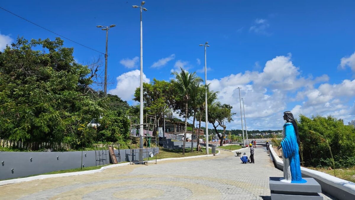 Nova Praça de Iemanjá, em João Pessoa. (foto: Joaquim Neto/Acervo Pessoal)