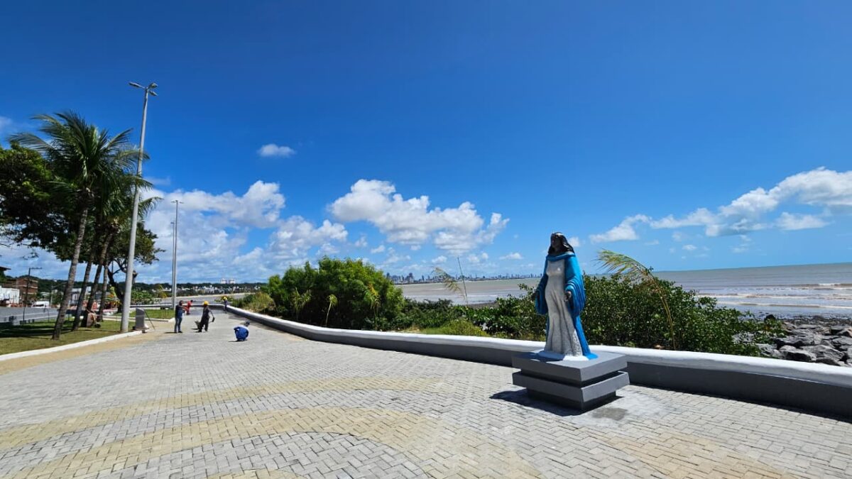 Nova Praça de Iemanjá, em João Pessoa. (foto: Joaquim Neto/Acervo Pessoal)