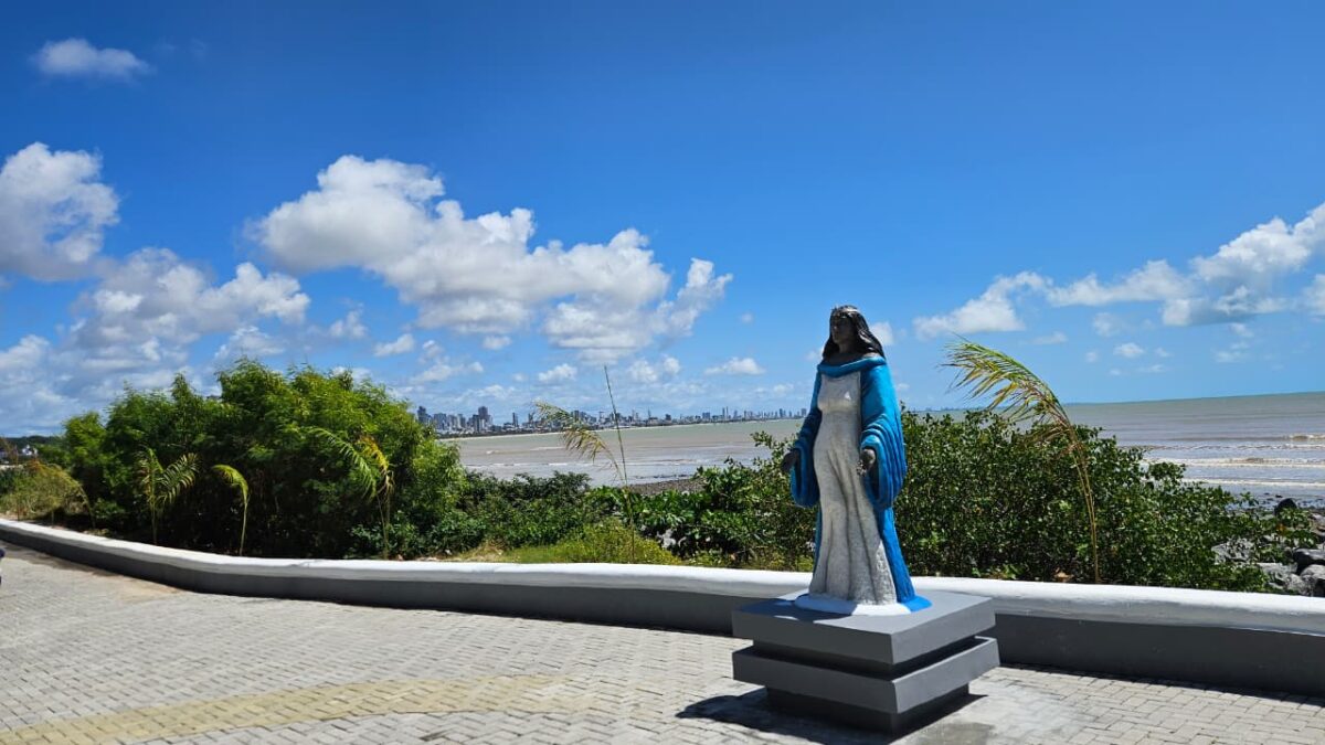 Nova Praça de Iemanjá, em João Pessoa. (foto: Joaquim Neto/Acervo Pessoal)