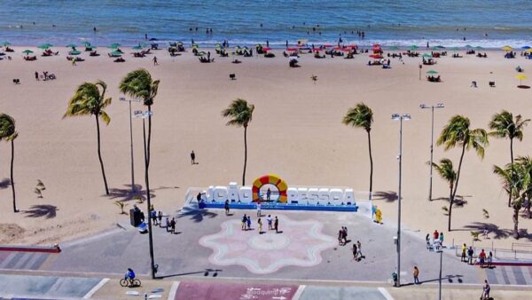 Largo de Tambaú, em João Pessoa. (foto: Joaquim Neto/arquivo pessoal/@joaquimpaneto)