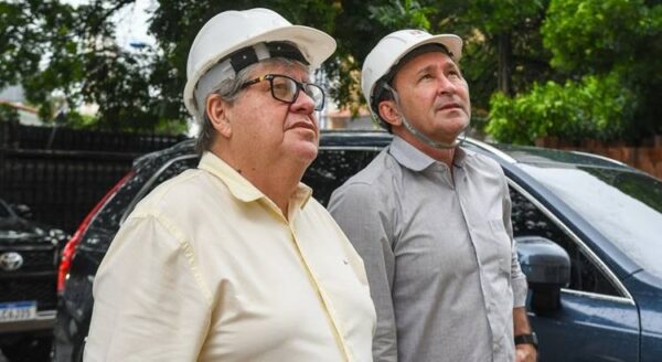 João Azevêdo e Deusdete Queiroga. (foto: reprodução/internet)