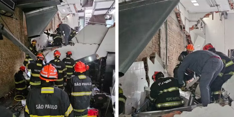 Restaurante do chef Henrique Fogaça desaba em São Paulo e deixa mulher morta e cinco pessoas feridas