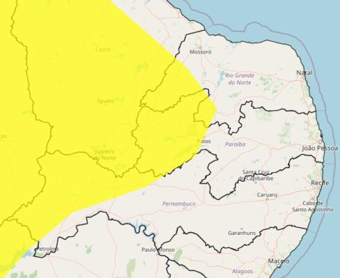 Alerta de baixa umidade