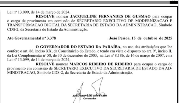 Governador nomeia presidente do PDT
