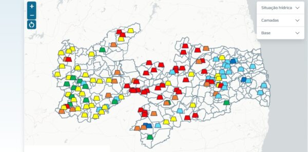 Para�ba j� tem 4 a�udes totalmente vazios e 34 podem secar a qualquer momento