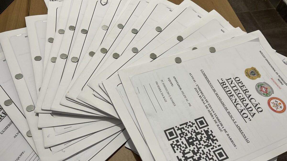 Operação desarticula quadrilha que invadia casas e exigia PIX para liberar reféns no Brejo da Paraíba; oito pessoas são presas (foto: divulgação/Polícia Civil)