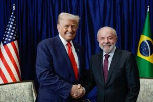 Lula e Trump. (foto: Rircado Stuckert/PR)