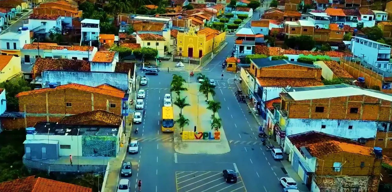 Centro de Pilõezinhos, no Brejo da Paraíba. (foto: divulgação/Prefeitura Municipal de Pilõezinhos)