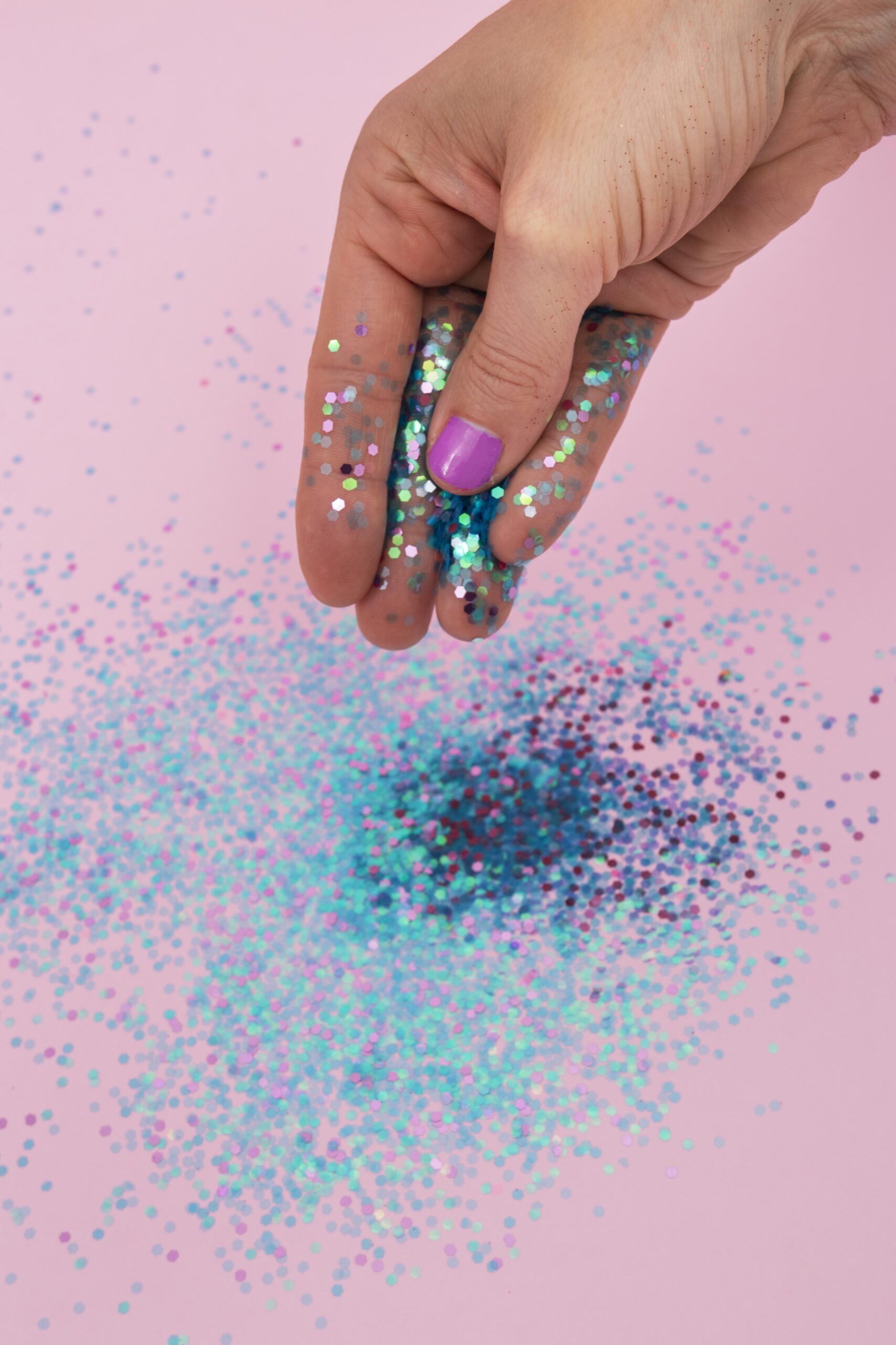 Glitter é composto por polipropileno