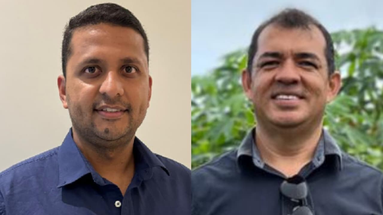 Jeferson Carvalho da Silva (a esquerda) e Antônio Fernandes Alves de Carvalho (a direita). (foto: divulgação/Prefeitura Municipal de Jacaraú) Caso Peron