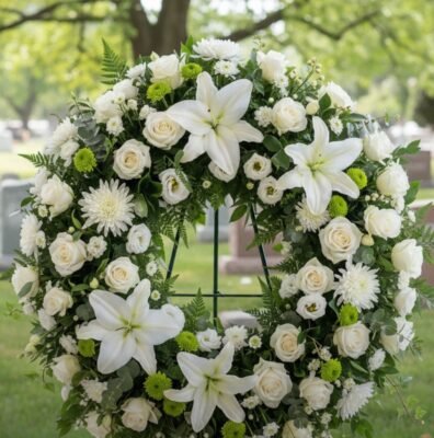 Coroa de flores é um dos itens pesquisados para o Dia de Finados