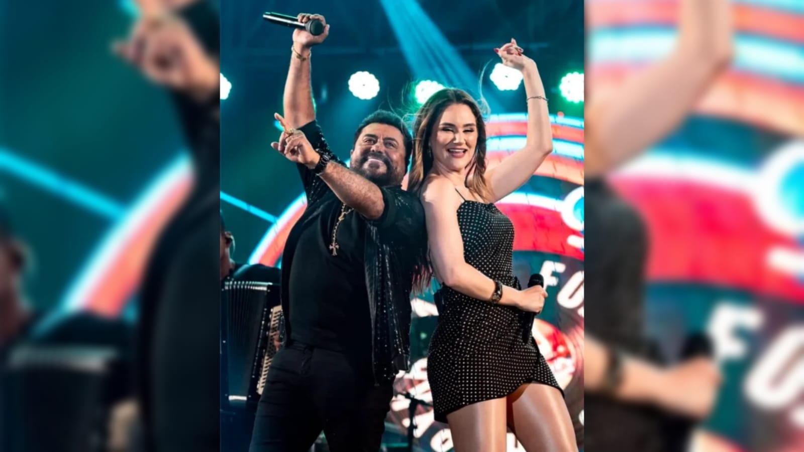 Edson Lima e Adma Andrade so os vocalistas da Banda Limo com Mel. (Foto: reproduo/redes sociais)