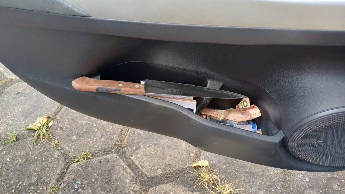 apreensao, carro roubado, latrocinio, granja