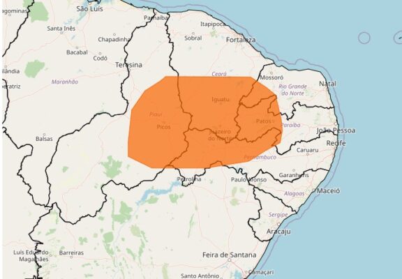 Clima de deserto: umidade relativa do ar pode chegar a 12% hoje em mais de 80 cidades da Paraíba