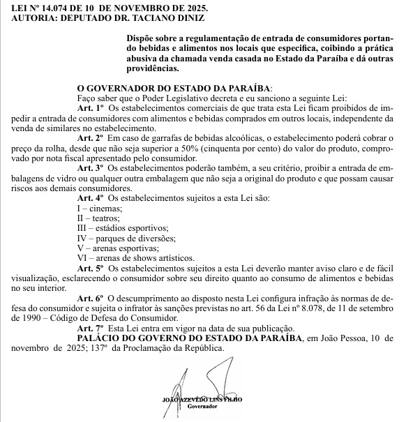 (foto: reprodução/DOE-PB)