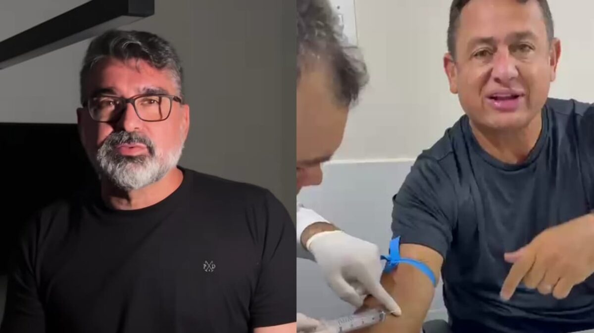 Vereador de Cabedelo critica Walber Virgolino, convoca a fazer toxicológico para maconha e cocaína e deputado aceita o desafio Vereador Márcio Silva (a esquerda) desafiou Walber Virgolino (a direita). (foto: reprodução/redes sociais)