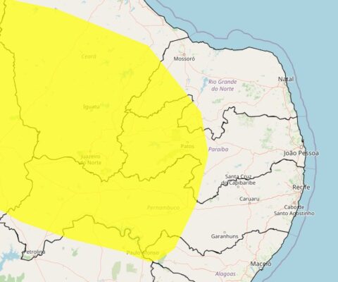 Inmet emite alerta de clima extremamente seco em 97 cidades paraibanas neste domingo
