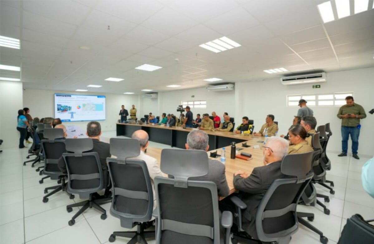 Reunião da Segurança Pública da Paraíba para esquema de reforço na Romaria da Penha